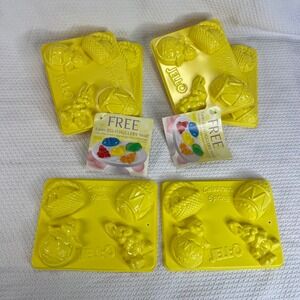Jell-O Jigglers Easter Molds‎ Lot of 6 Vintage Celebrate Spring Bunny New & Used